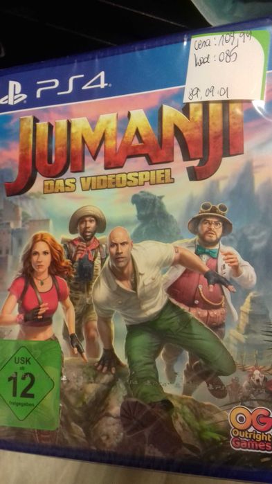 Jumanji PS4, sklep tychy, wymiana