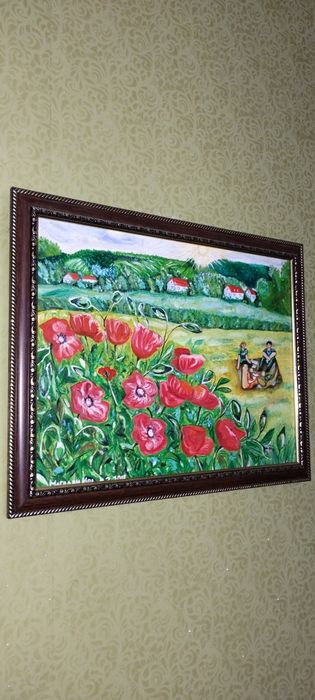 Картина маслом " Отдых"