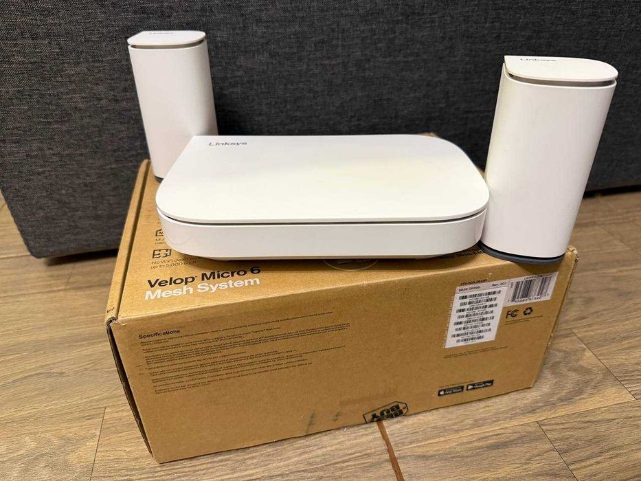 Маршрутизатор/Роутер Linksys Velop Micro 6  Mesh (3-Pack) WiFi 6