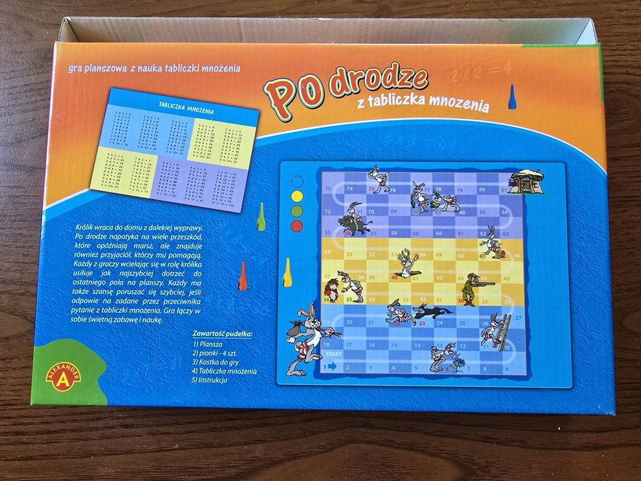 Gra planszowa Alexander "Po drodze z tabliczką mnożenia"