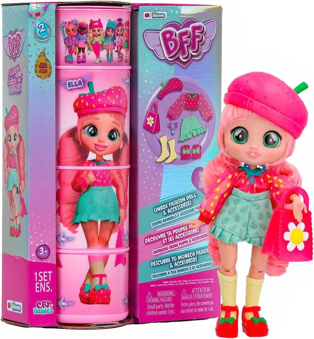 Модна лялька плакса Cry Babies BFF Ella з 9 сюрпризами