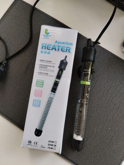 Grzałka dla rybek akwariowych z termostatem
