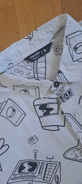 Koszula z krótkim rękawem Cropp r. S stan bdb