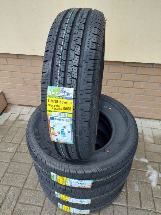 NOWE opony całoroczne 215/75R16C Rotalla RA05 4Seasons WYSYŁKA