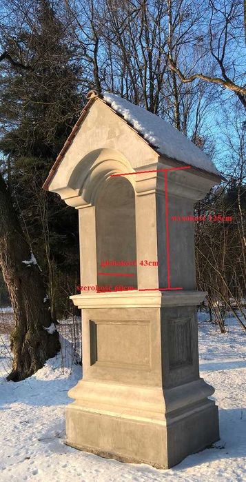 Kapliczka betonowa - nowa