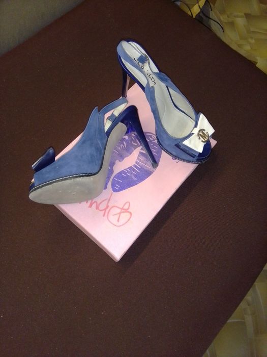 Туфли женские синие