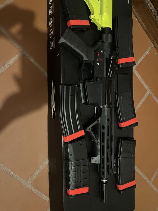 Aeg airsoft full metal em perfeito estado