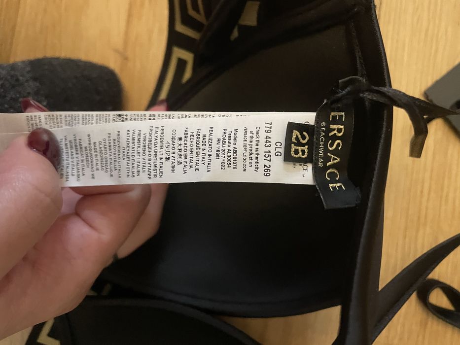 Versace лиф верх купальник