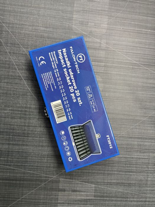 Набір ударних головок 1/2" 10-19 мм 20 шт  Польща Falon Tech FT2012P