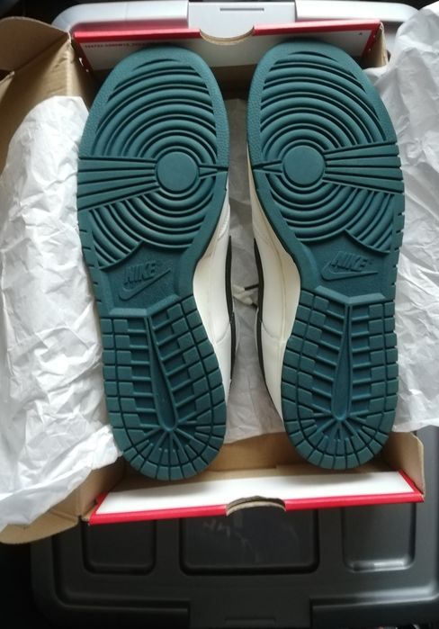 Nike dunk low buty sneakersy athletic department deep jungle