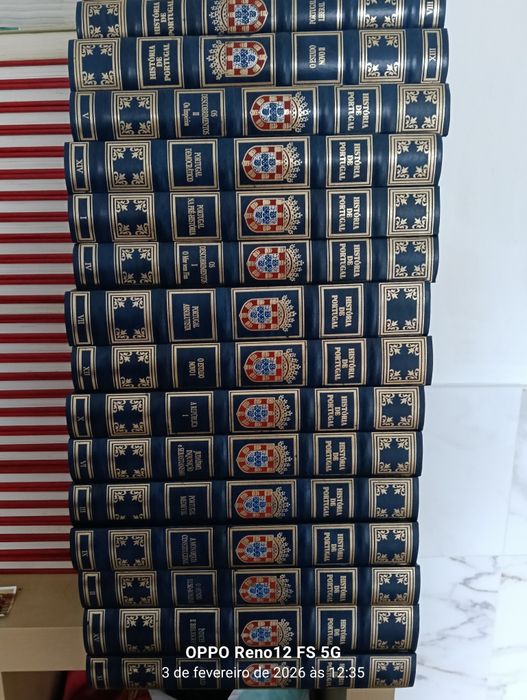 Livros coleção História de Portugal