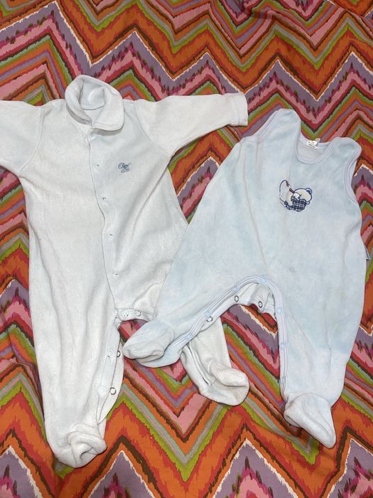 Велюровые человечки ,слип, распашенка