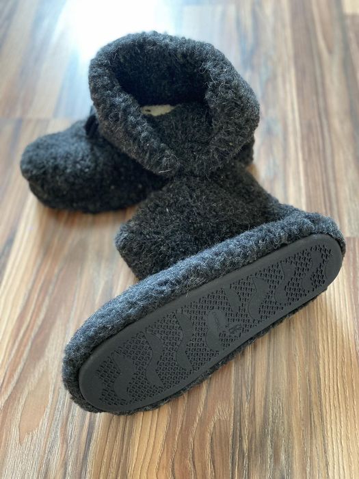 Чоловічі тапочки чуні із овечої вовни, шерстя, теплі, домашні, чуни