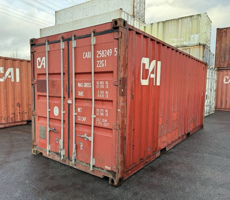 Kontener morski magazynowy 20DV 6 metrowy, używany