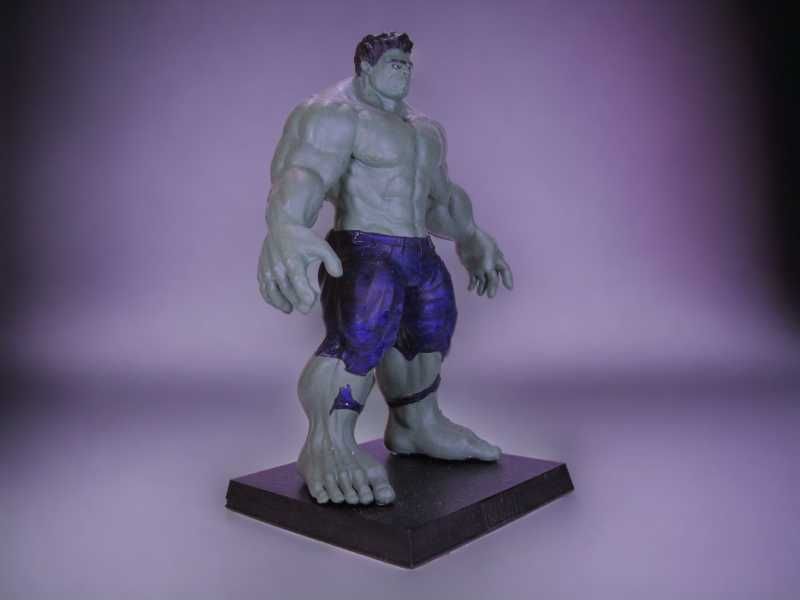Figura inspirada em The Hulk da Marvel
