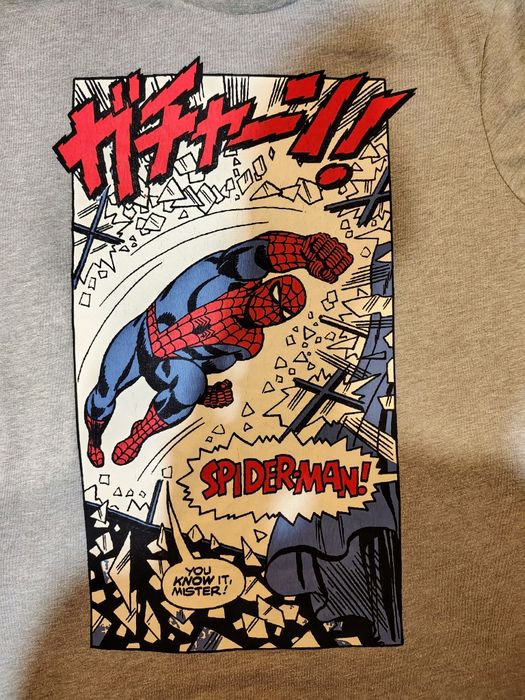 Футболка Marvel Spider-Man в стиле манга (Бренд Tu, оригинал)