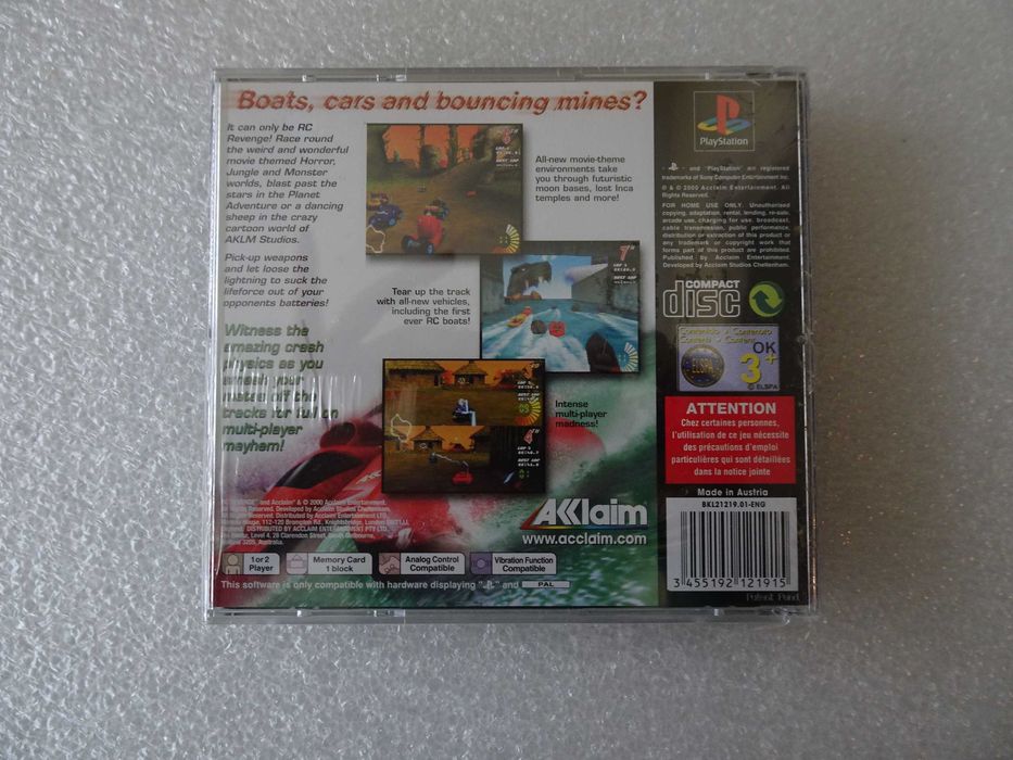 Jogo Playstation 1 - Rc Revenge (selado)