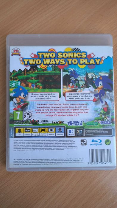 Sonic generations диск до PS-3