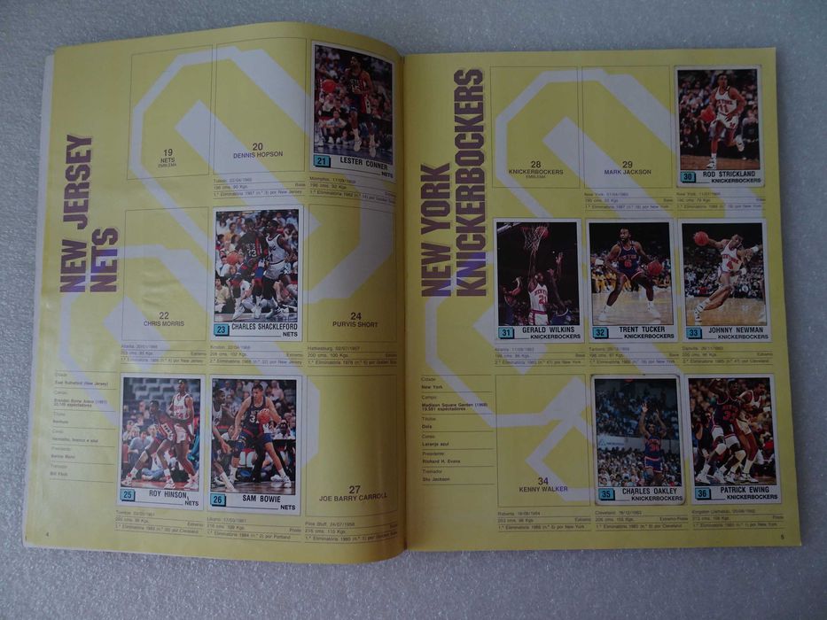 Caderneta de cromos Panini Basket NBA 90 - Panini (Tem 175 de 272 cromos)