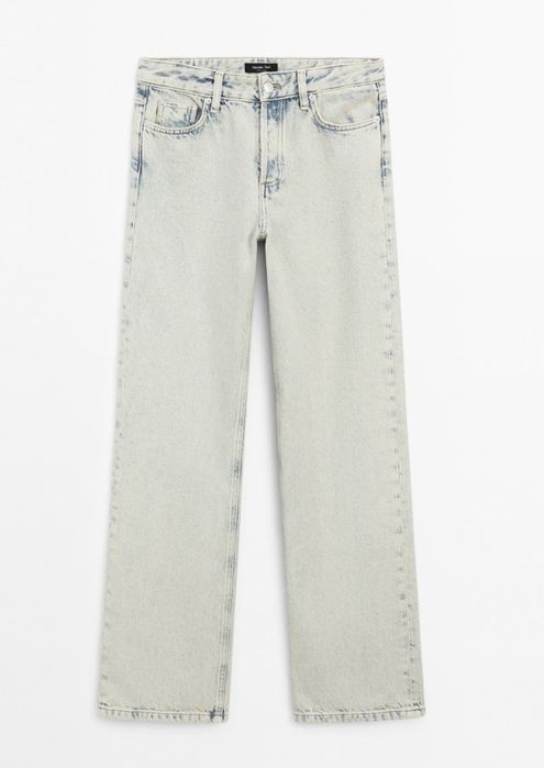 Джинси MID-RISE WIDE-LEG JEANS  Massimo Duttі 38,40