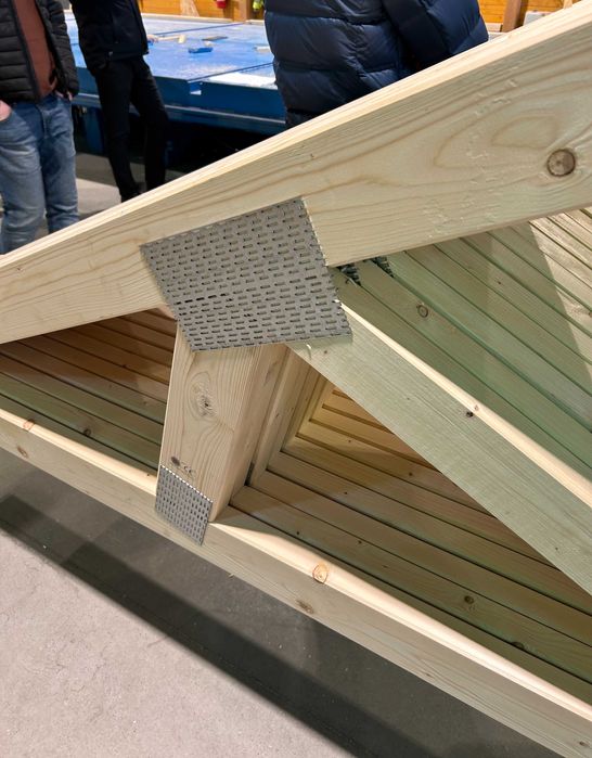 Wiązary dachowe, C24, konstrukcje drewniane