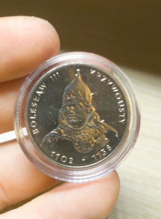 Moneta  50 zł  Bolesław III Krzywousty.