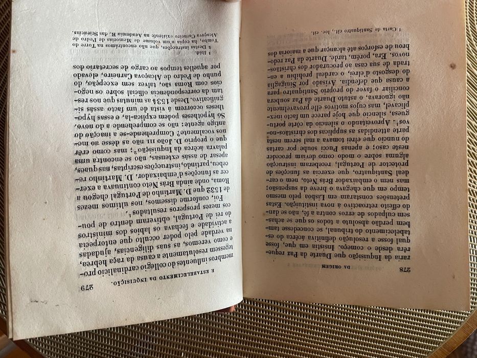 A Inquisição em Portugal Tomo I Lisboa impressa nacional