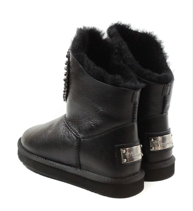 Угги натуральні кожа хутро