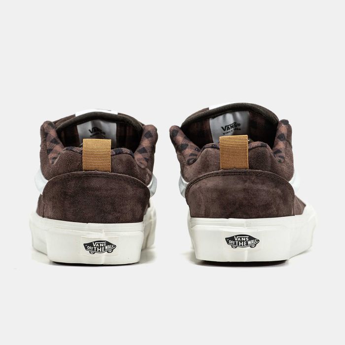 Кросівки Vans KNU Skool Brown - White premium | Кроссовки чоловічі жіночі