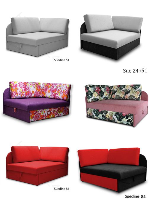 Łóżko rozkładane dziecięce "Kubuś" Narożnik dla dzieci Amerykanka/sofa