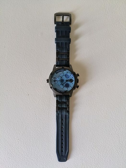 Relógio Police Adder Time Two Azul