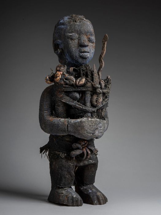 Fetysz Vaudou (Vodun) Fon - Benin / Togo. Okres: ok. 1960–1970 / duża