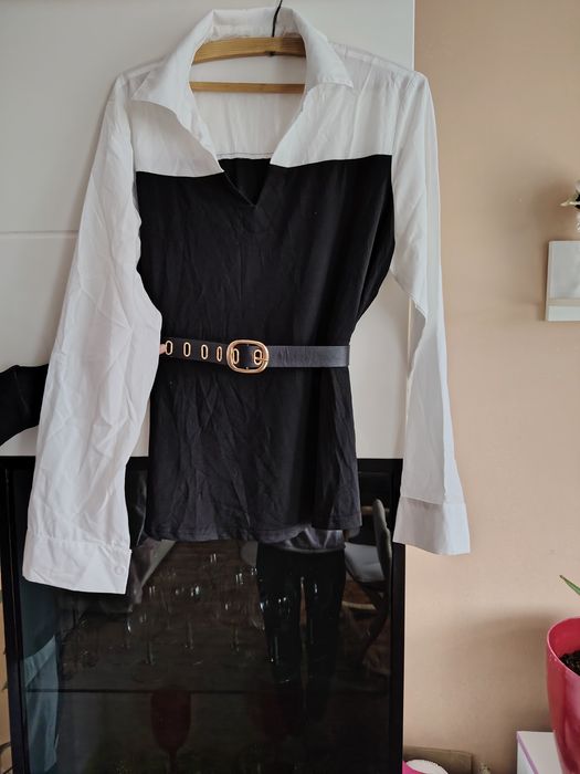 Nowa koszula  damska z  paskiem  S. M. L. XL