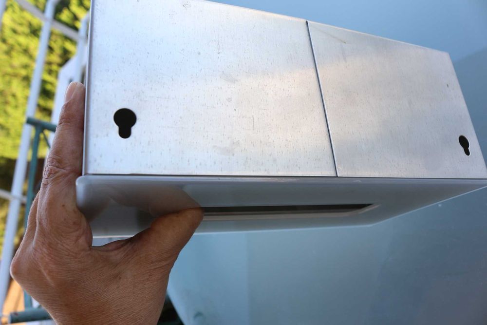 Suporte de parede para lenços de papel Inox