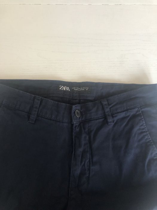 Calças Chino azuis escuras Zara Tam. 38