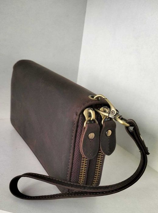 Чоловічий  стильний, клатч з якісної натуральної шкіри.