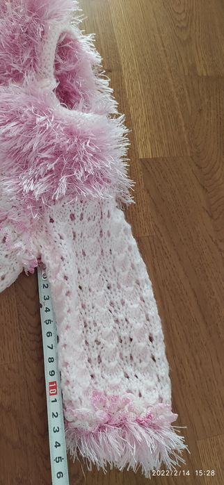 Bolerko narzutka dla dziewczynki 80/86 handmade