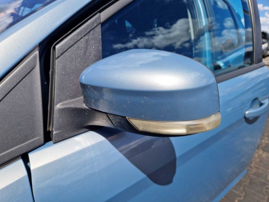 Lusterko lewe Ford Focus MK2 LIFT 07-11 M8 Europa składane z podświetleniem 8 PIN sprawne