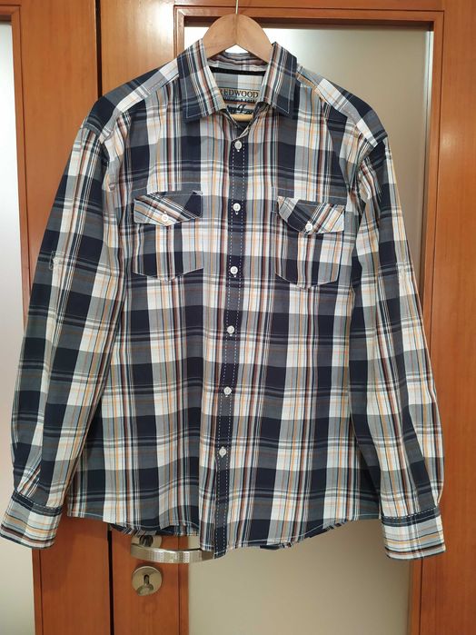 Camisa de homem, xadrez,  tam. XL