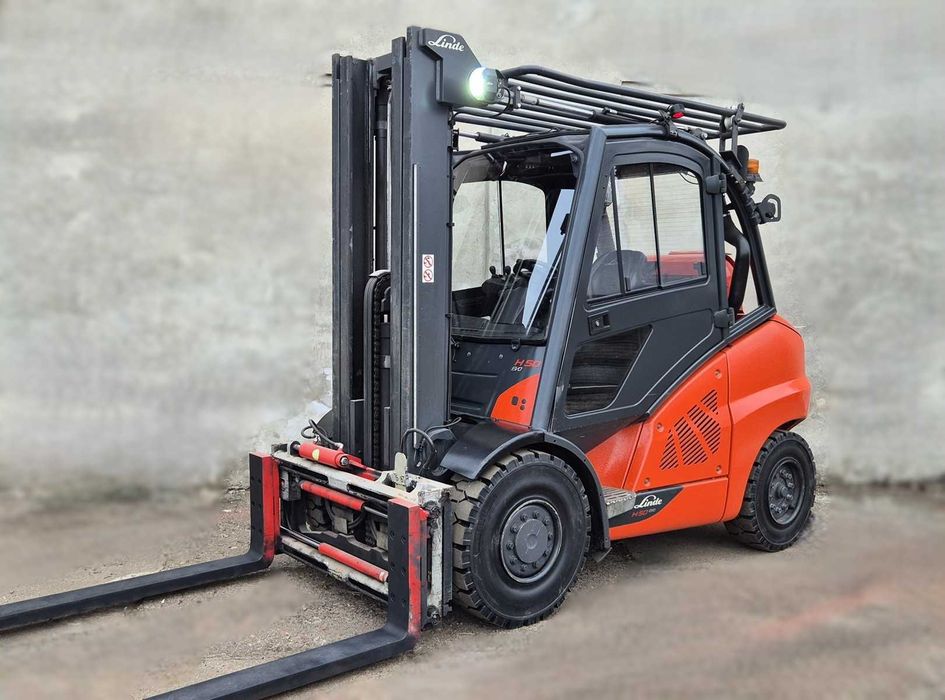 Linde H50 • 2020r • maszt TRIPLEX z wolnym skokiem • kabina z ogrzewaniem • doskonały wózek widłowy, możliwy leasing, zobacz FILM