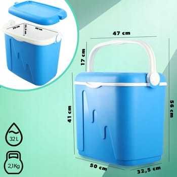 Geleira isotérmica 32 LITROS / Caixa Isotérmica