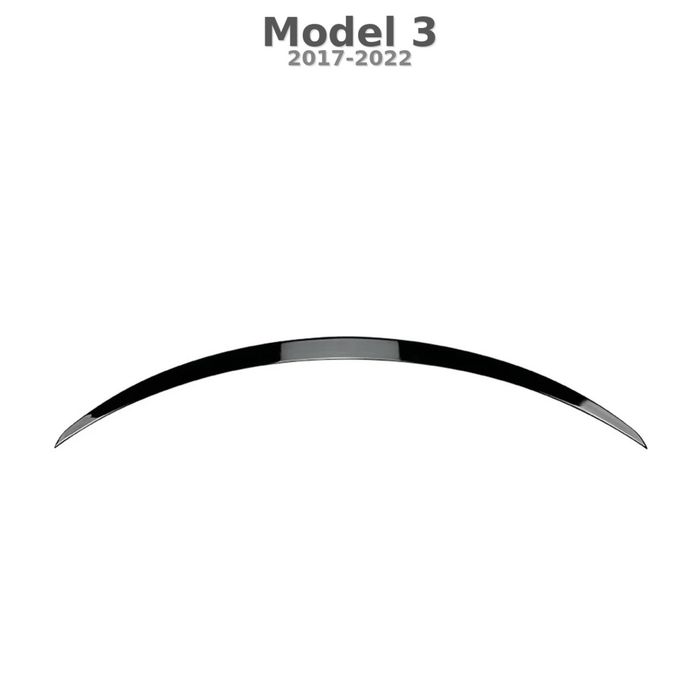 Tesla 3 / Y спойлер багажника сабля М4 стиль черный глянец