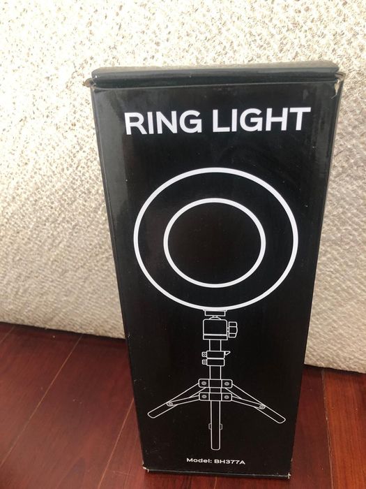 Espetacular ring light, novo, nunca usado.