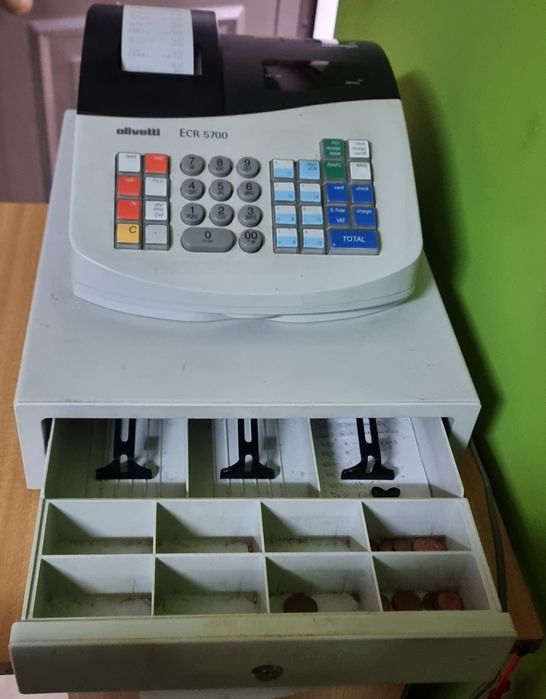 Caixa registadora Olivetti