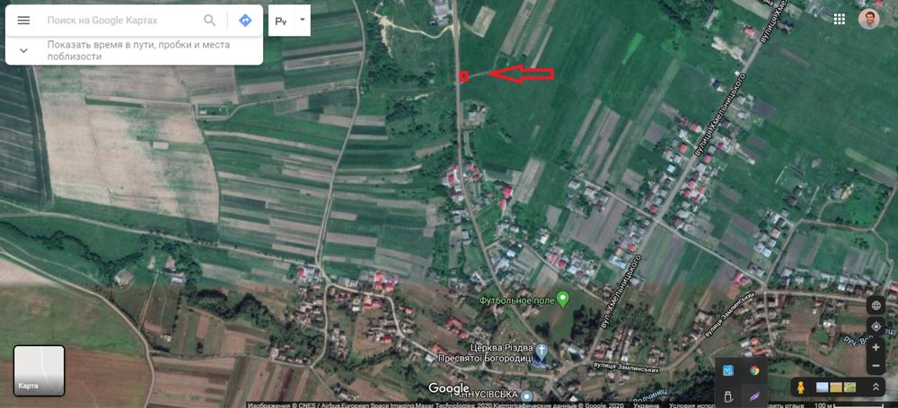 Продаж ділянка 10сот під будівництво. Ганнусівка. Світло. Газ. Будинки