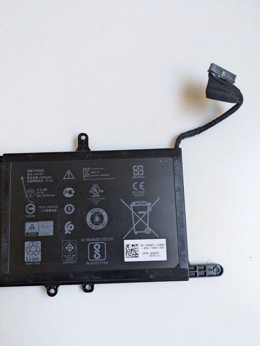 Оригінальна батарея  Dell 44T2R  для ноутбука Dell Alienware 17 R4