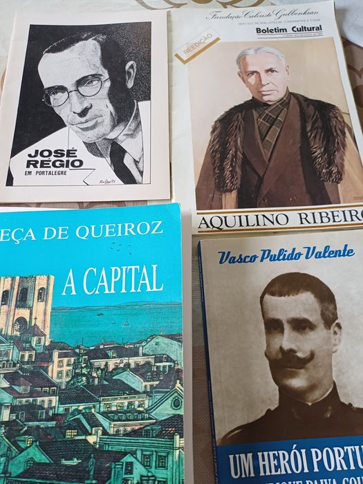 Livros de jose regio,aquilino ribeiro,Eça  queiroz, vasco pulido