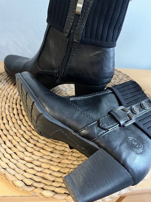 Jesienne botki na niskim obcasie