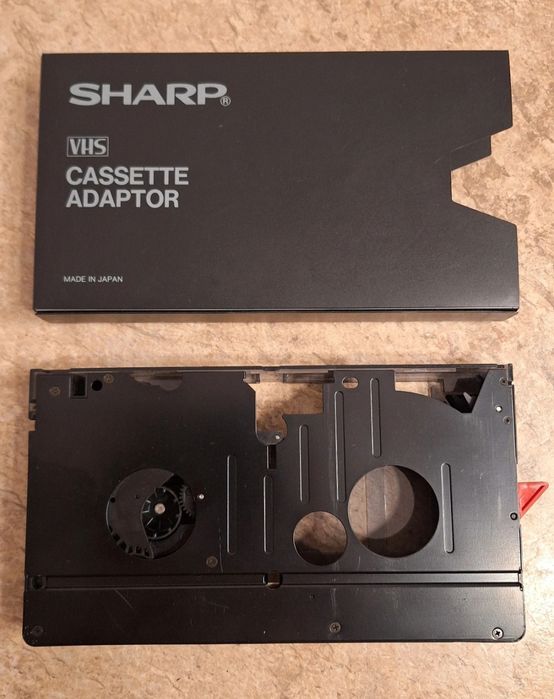 Adapter kaseta matka Sharp VHS-C do VHS