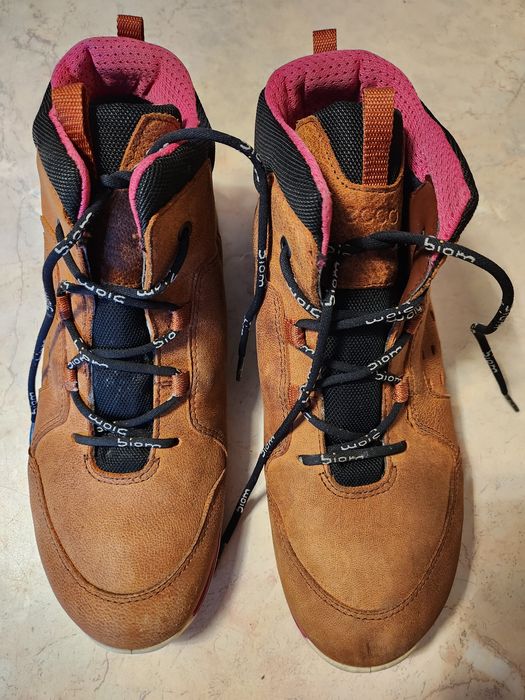 Skórzane buty trekkingowe ECCO Biom GORE-TEX / Skóra naturalna r.39